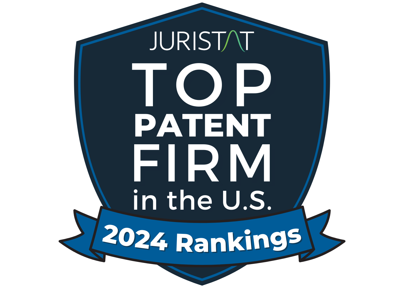 Juristat Top Patent Firm in the U.S. 2024 Ranking Honoree Badge Juristat Top Patent Firm in the U.S. 2024 Ranking Honoree Badge