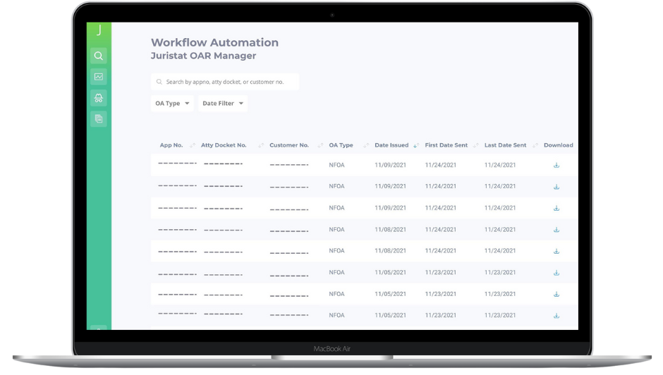 OAR Dashboard Mockup - Transparent